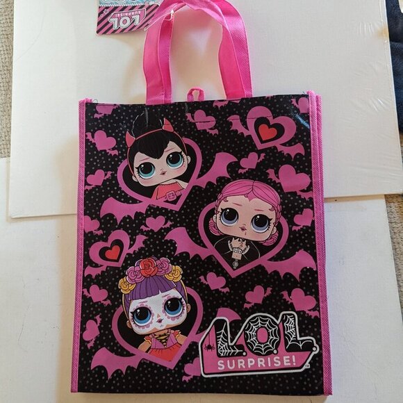 NWT LOL Surprise! Treat Bag Halloween DOTD DDLM Squad Shopping Pink L.O.L. Dolls - Picture 2 of 6